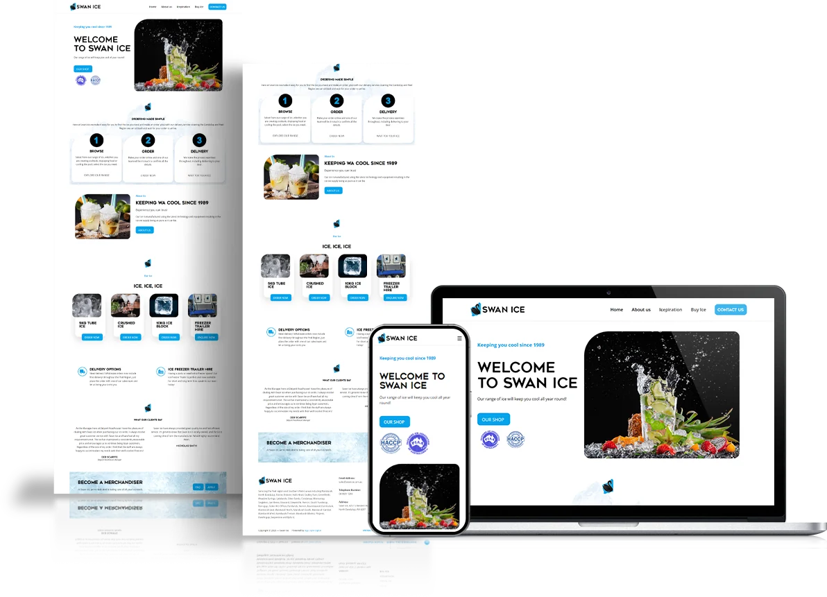 Client website