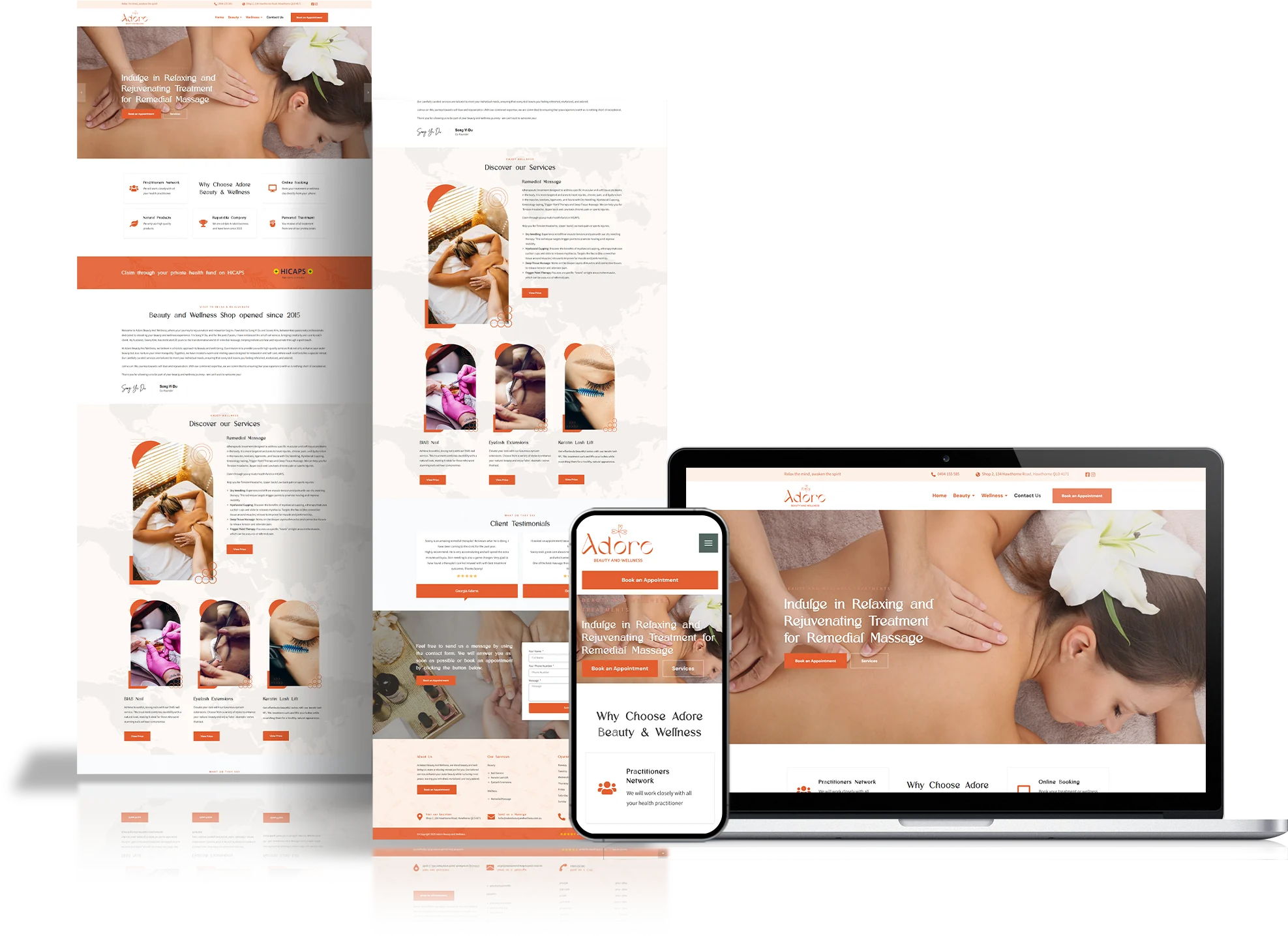 Client website